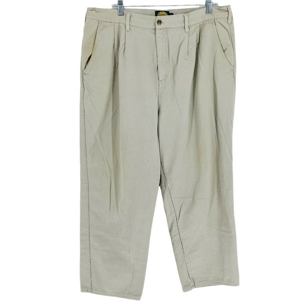 Cabela's Flannel Lined Pants Women's Plus 18 Pleated Straight Leg *